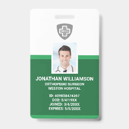 Crachá Personalizado de Identificação de Funcionár