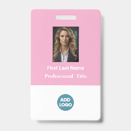 Crachá Personalizado de Identificação de Funcionár