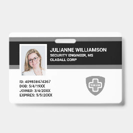 Crachá Personalizado de Identificação de Funcionár