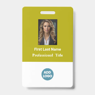 Crachá Personalizado de Identificação de Funcionár