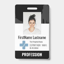 Crachá Personalizado de Médico, Enfermeira, Auxili