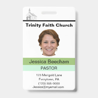 Crachá Personalizado de Pastora