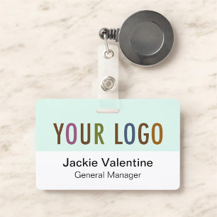 Crachá Personalizado de Plástico Rígido com Suport