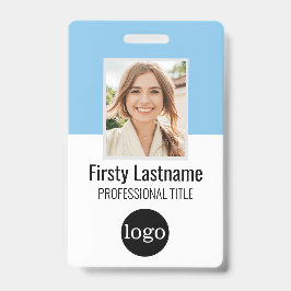 Crachá Personalizado - Foto, Código de Barras, Log