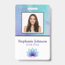 Personalizado Logotipo do Bar Código do Teal ID Co