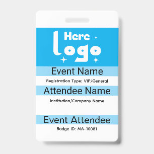 Crachá personalizado para participante da conferên