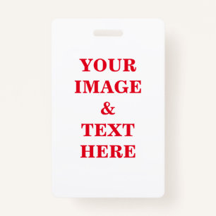 Crachá Personalizado Personalizado Sua Própria Fotografia