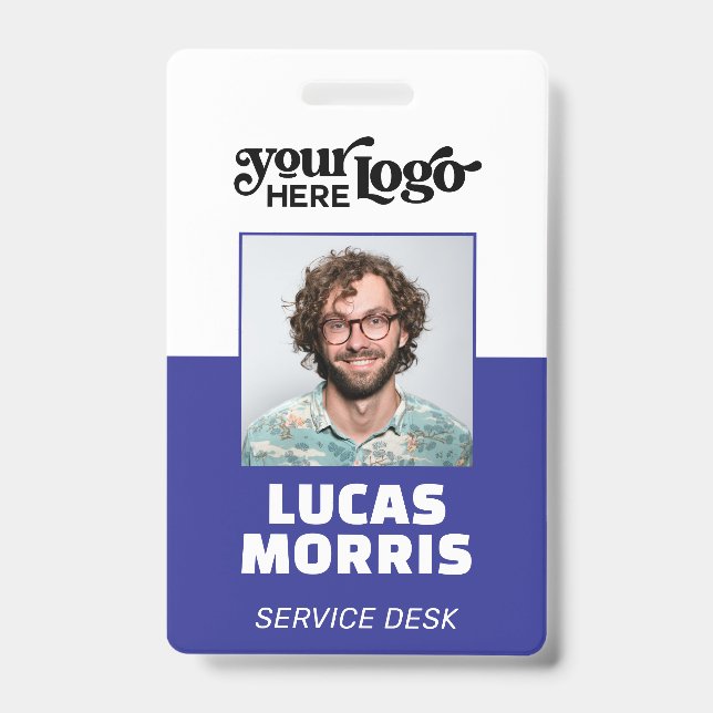 Crachá Personalizar ID de Evento/Funcionário do Corporate (Frente)