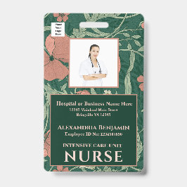 Crachá Personalizar o código do Bar para ID de logotipo d