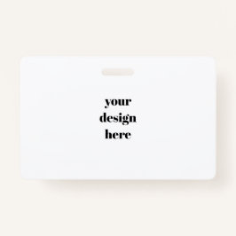 Crachá Personalizar ou personalizar