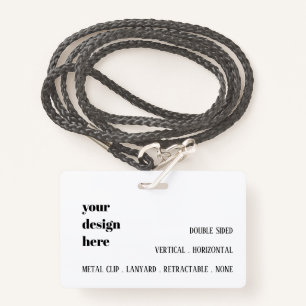 Crachá Personalizar ou personalizar