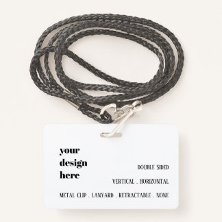 Crachá Personalizar ou personalizar