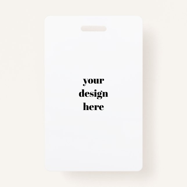 Crachá Personalizar ou personalizar (Frente)