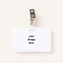 Crachá Personalizar ou personalizar