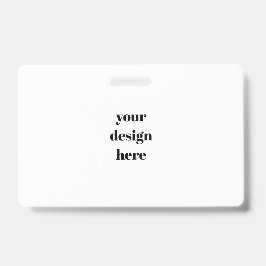 Crachá Personalizar ou personalizar