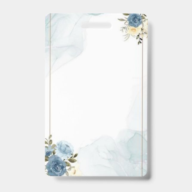 Crachá personalizável de alta qualidade (Frente)