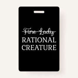 Crachá Persuasão Jane Austen - Criatura Racional I