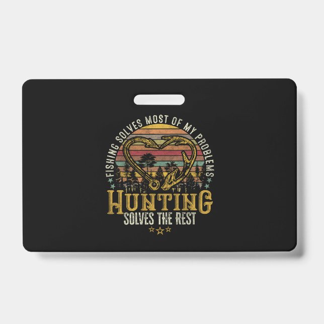 Crachá Pesca e Caçador de Sombras, Antena, Caça a Veados (Frente)