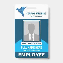 Crachá Photo Hospital Medical Company Any Color Modelo