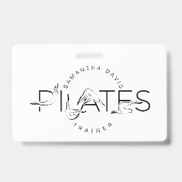 Crachá Pilates Possui Palavras em Pilatos
