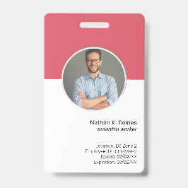 Crachá Pink ID | Empresa de Foto ID de Segurança para Fun
