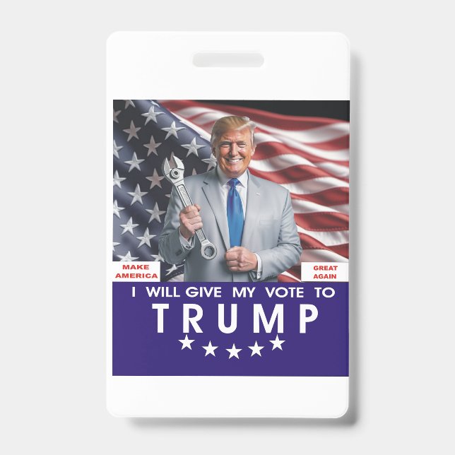 Crachá placa de id de fita do pescoço (Frente)