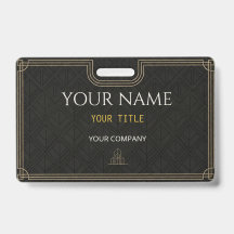 Placa Personalizada de Nome Executivo | Etiqueta C