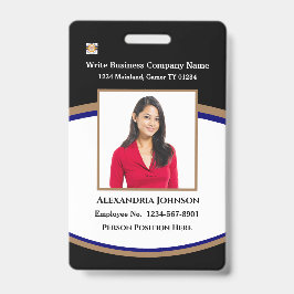 Crachá Placa personalizada para ID de logotipo do código 