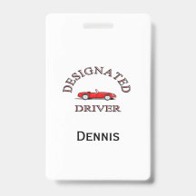 Planilhas de inscrição de motorista designado