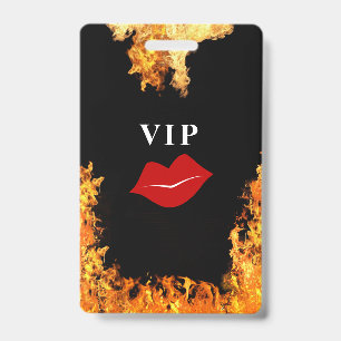 Crachá Plástico VIP