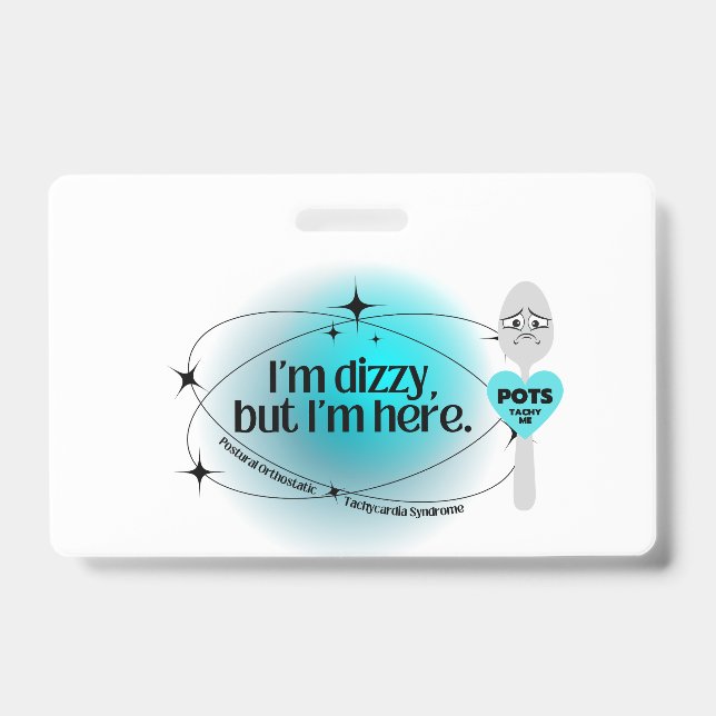 Crachá POTES estou tonto, mas estou aqui (Frente)