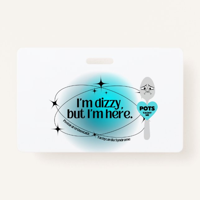 Crachá POTES estou tonto, mas estou aqui (Frente)