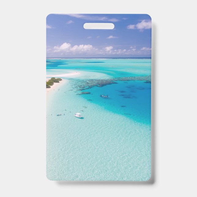 Crachá Praia Tropical (Frente)