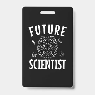 Crachá Presente de Aniversário Futuro Cientista