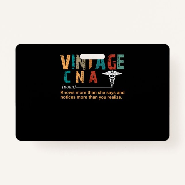 Crachá Presente de Enfermeiro| Presente Significativo da  (Frente)