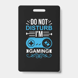 Crachá Presente de Gamer Eu Estou Jogando