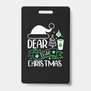 Crachá Presente Xmas até o Natal