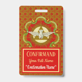 Crachá Presentes do Espírito Santo (BK 026) - Confirmação