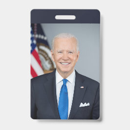 Crachá President Joe Biden White House Portrait   Badge