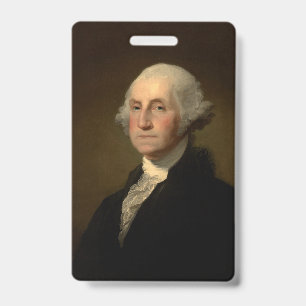 Crachá Presidente americano George Washington, Stuart