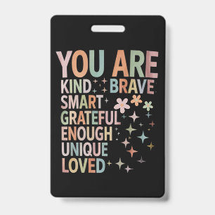 Crachá Professor Motivacional Primeiro Dia de Volta às Au