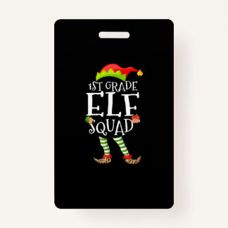 Crachá Professora Primária Engraçada De Grau 1rua Elf No 