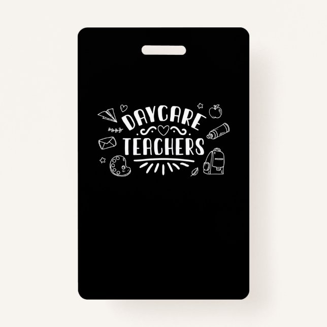 Crachá Professores de creche (Frente)