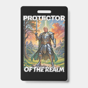 Crachá Protetor do Reino - Presidente Trump