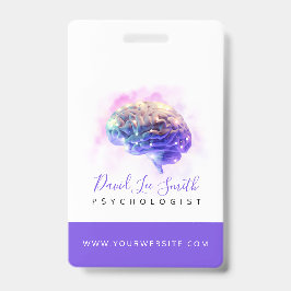 Crachá psicólogo/neurologista