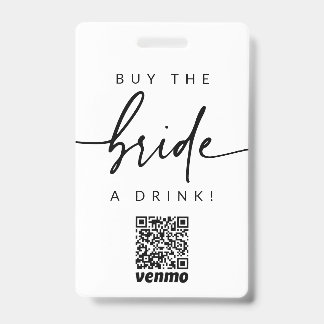 Crachá Pulseira de Código QR para Comprar um Drink para a