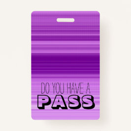 Crachá Púrpura de Sala Gráfico da Escola Púrpura