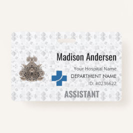 Crachá PVC resistente a perda - Employee.Event.Hor