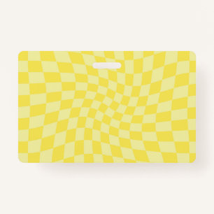 Crachá Quadro de controlo amarelo-limão-limão-retrô