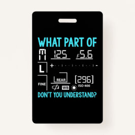 Crachá Que Parte Do Fotógrafo